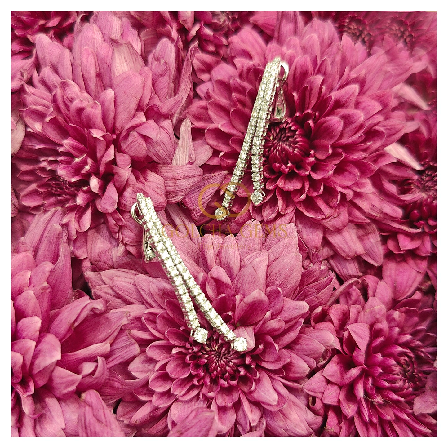 Natural Diamond Earring