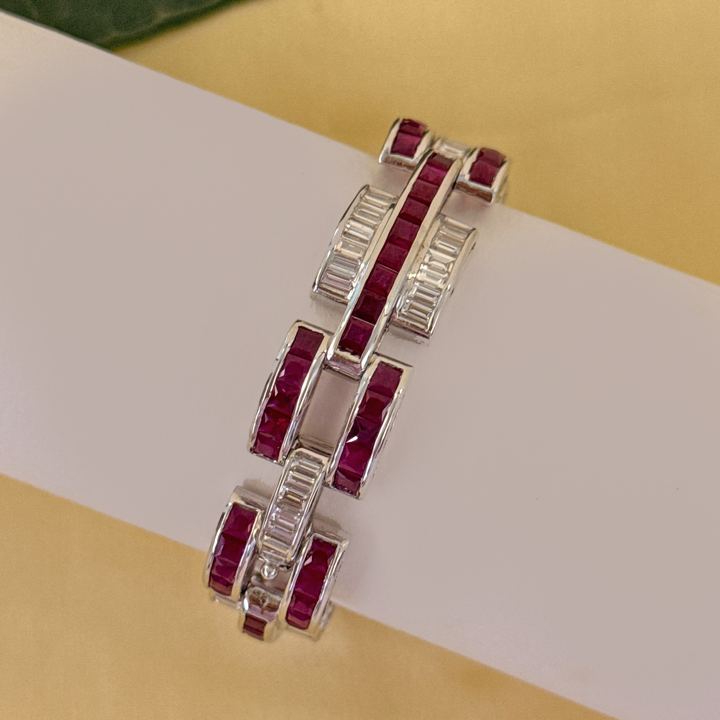 Ruby And Diamond Bracelet