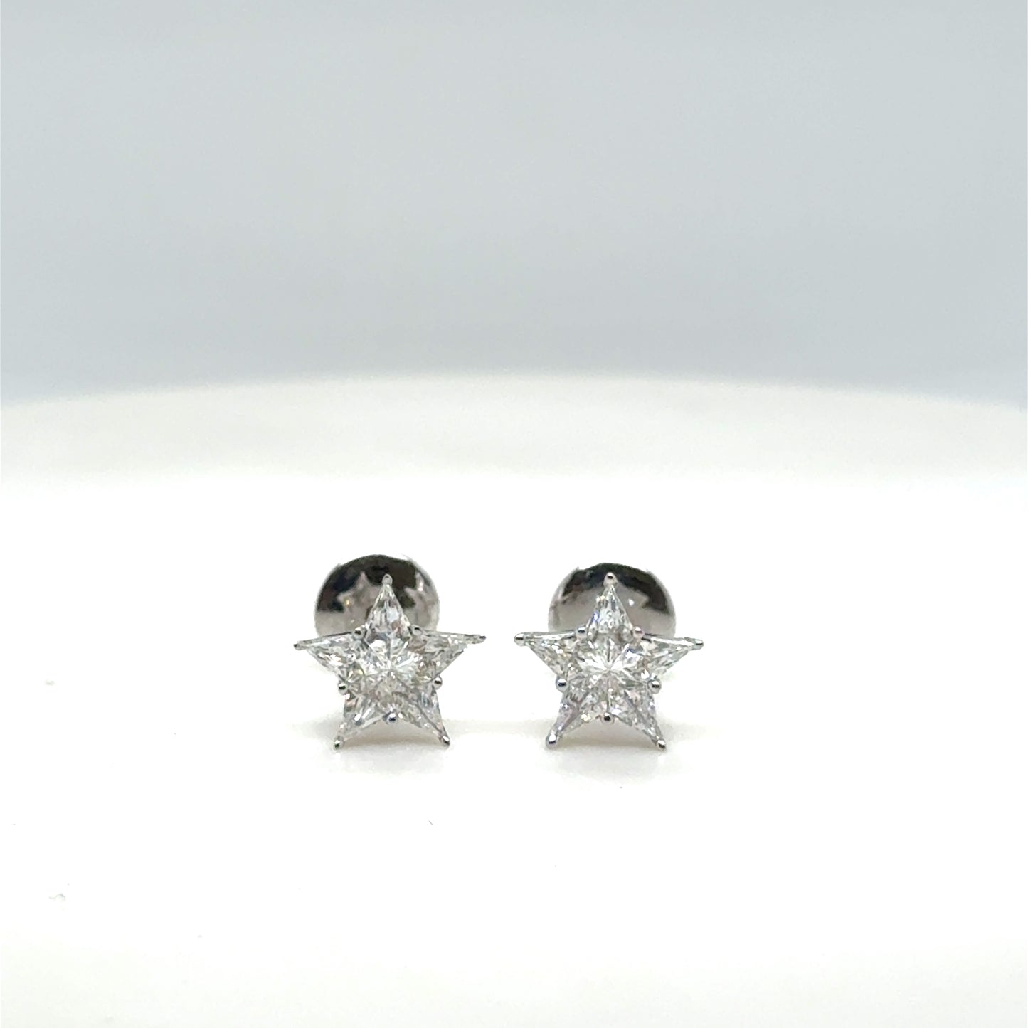 Natural Diamond Lustre Line Studs