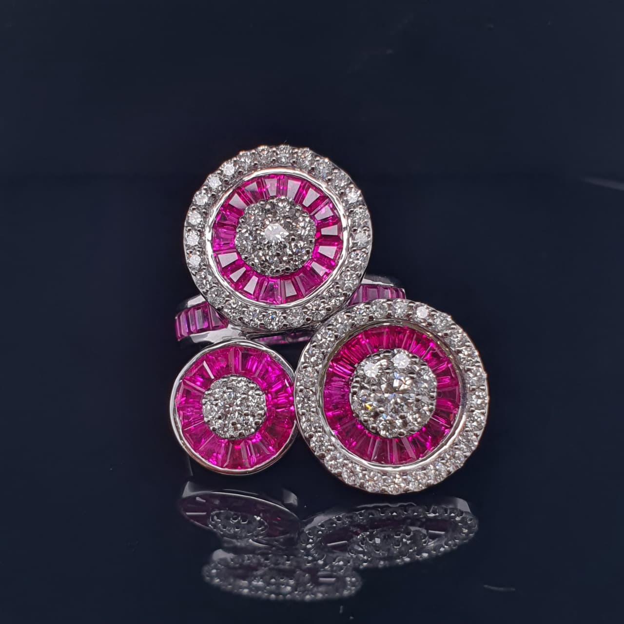 Ruby Royal Diamond Cocktail Ring
