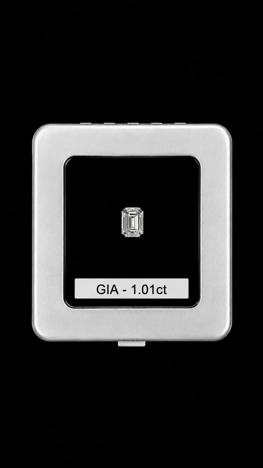 Natural Emerald Cut Diamond