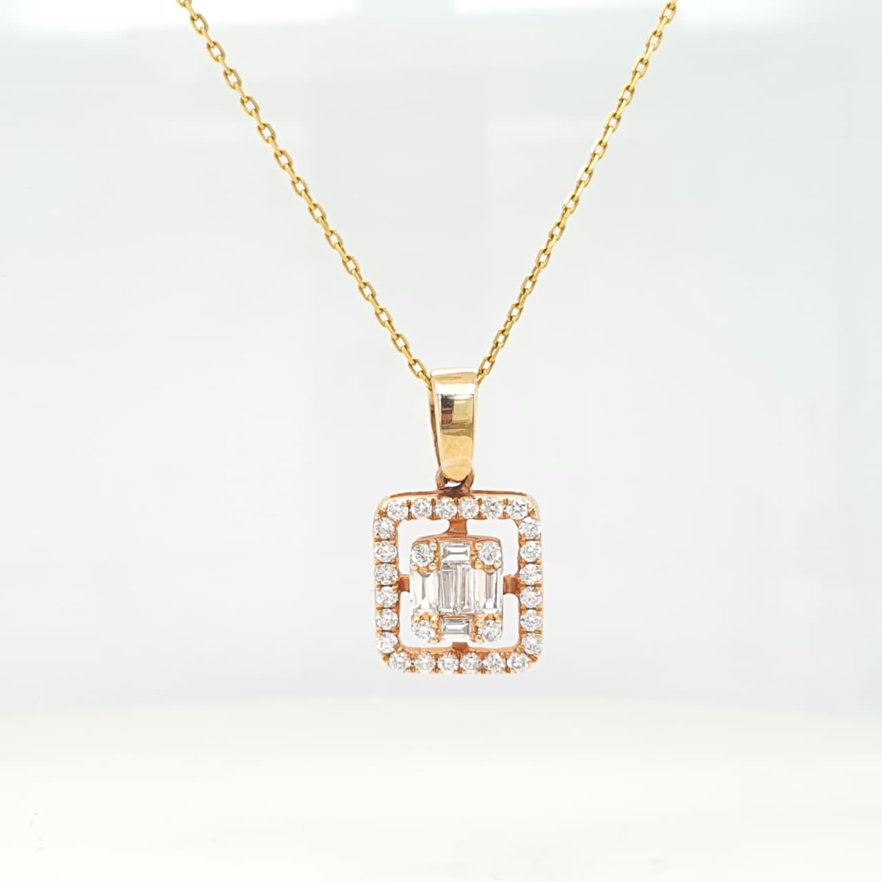 Natural Diamond Pendant