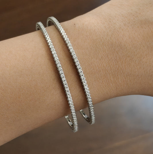 Natural Diamond Bangle