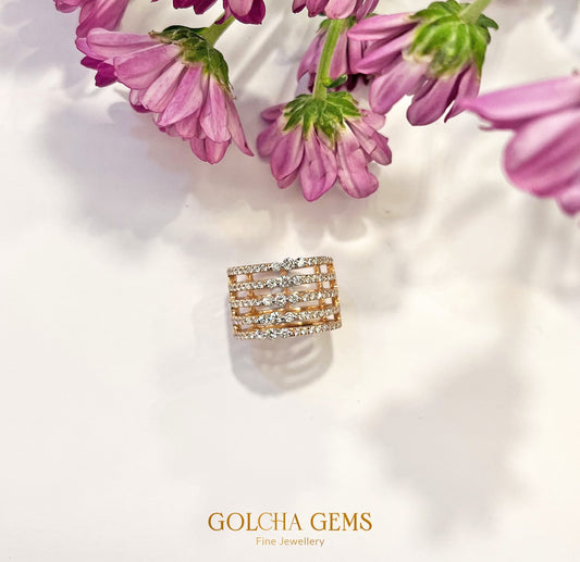 Natural Diamond Ring Band