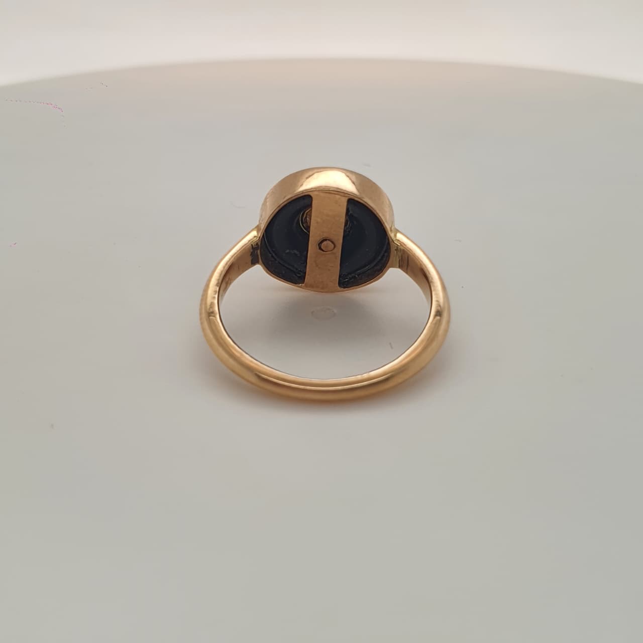 Golden Aura Onyx & Natural Diamond Ring