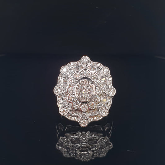 Golden Aura Diamond Ring