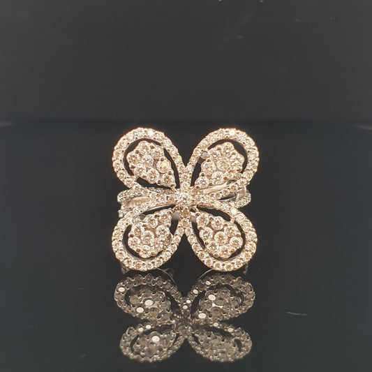 Regal Blossom Natural Diamond Ring