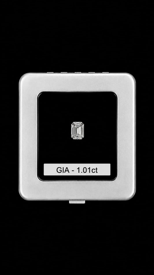 Natural Emerald Cut Diamond