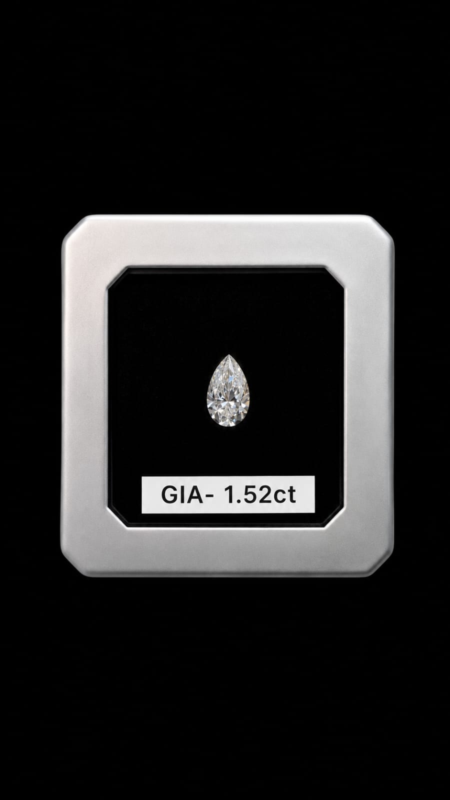 Pure Essence Pear Shape Diamond