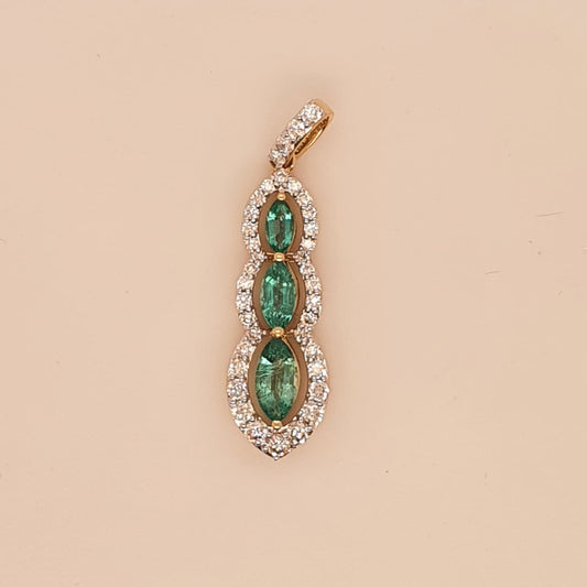 Enchanted Emerald Shine Pendant