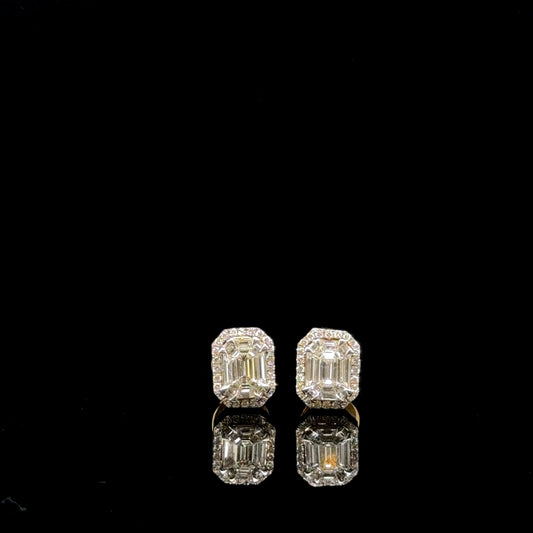 Natural Diamond Earring Studs