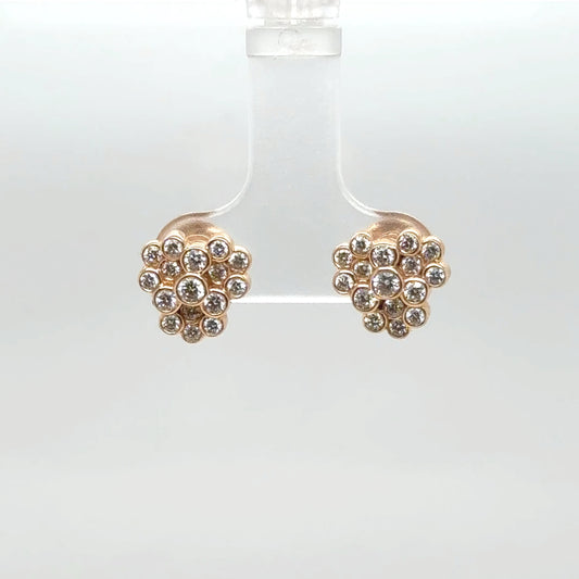 Natural Diamond Earring Studs