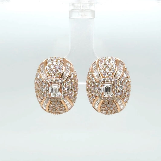 Natural Diamond Earring