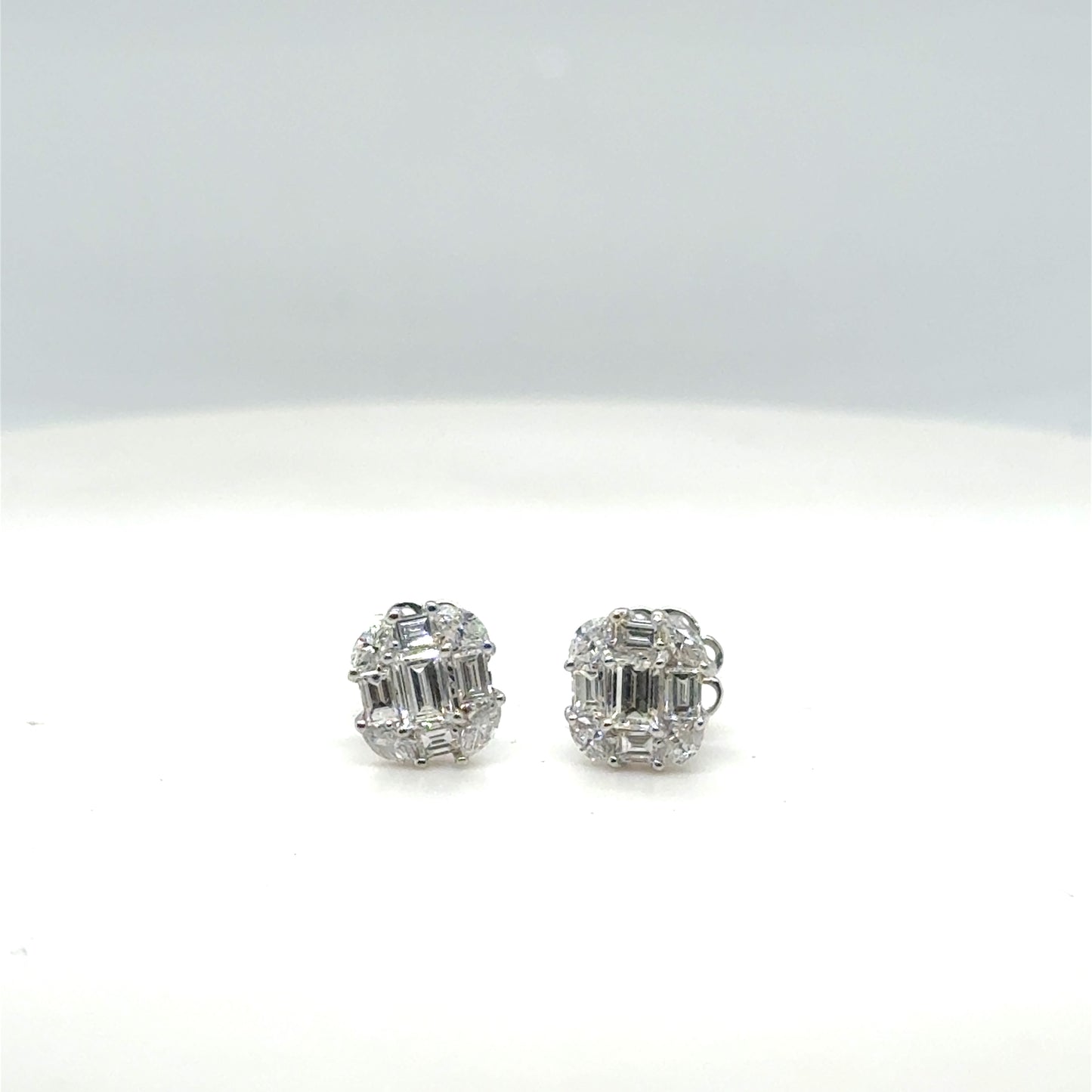 Natural Diamond Royal Lustre Ear Studs