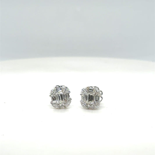 Natural Diamond Royal Lustre Ear Studs