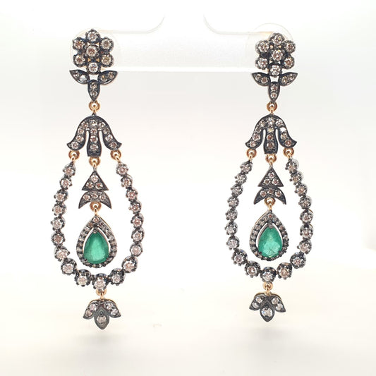 Timeless Emerald Sparkle Earring