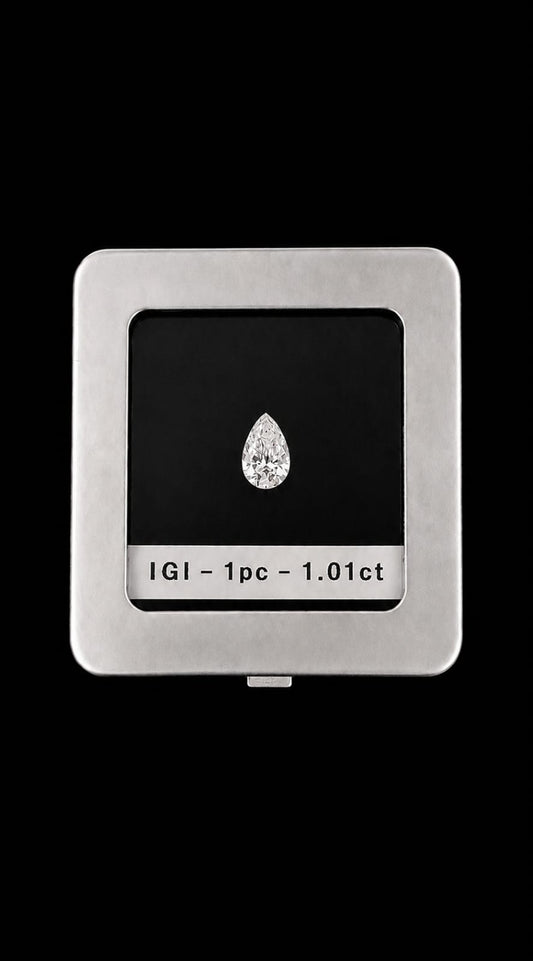 Elegance Pear Shape Natural Diamonds