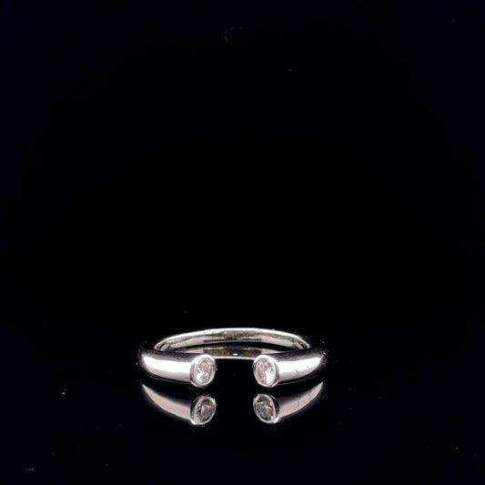 Natural Diamond Platinum Ring Band